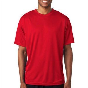 UltraClub Men's Crewneck Relaxed Fit Short Sleeve